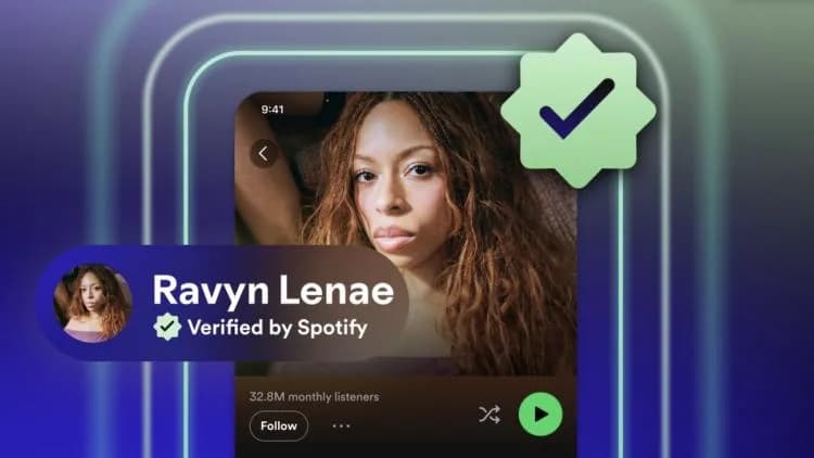 Spotify lance un badge « Verified by Spotify » pour authentifier les artistes réels face à l'essor de l'IA en 2026
